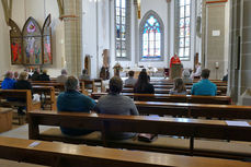 Pfingsten in der renovierten Stadtpfarrkirche St. Crescentius (Foto: Karl-Franz Thiede)